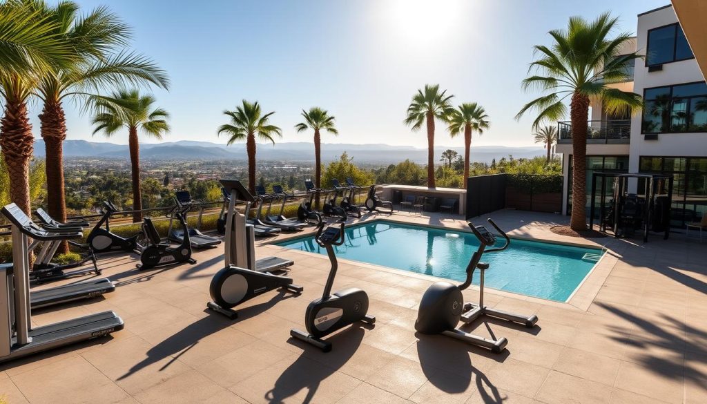 resort-style fitness amenities near San Jose