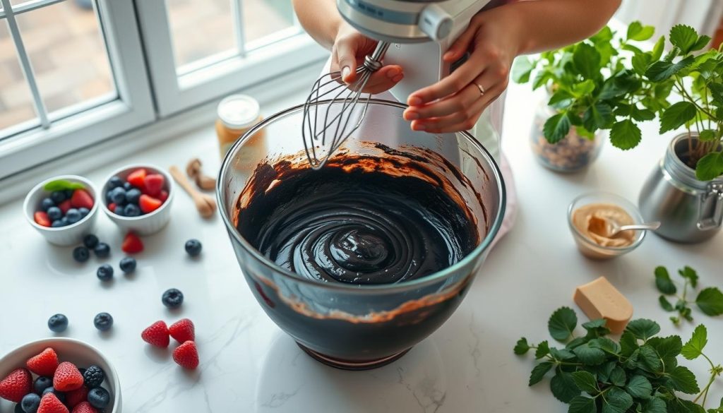 vegan cake baking